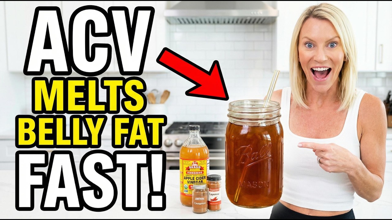 Apple Cider Vinegar To Melt Stubborn Belly Fat Fast!