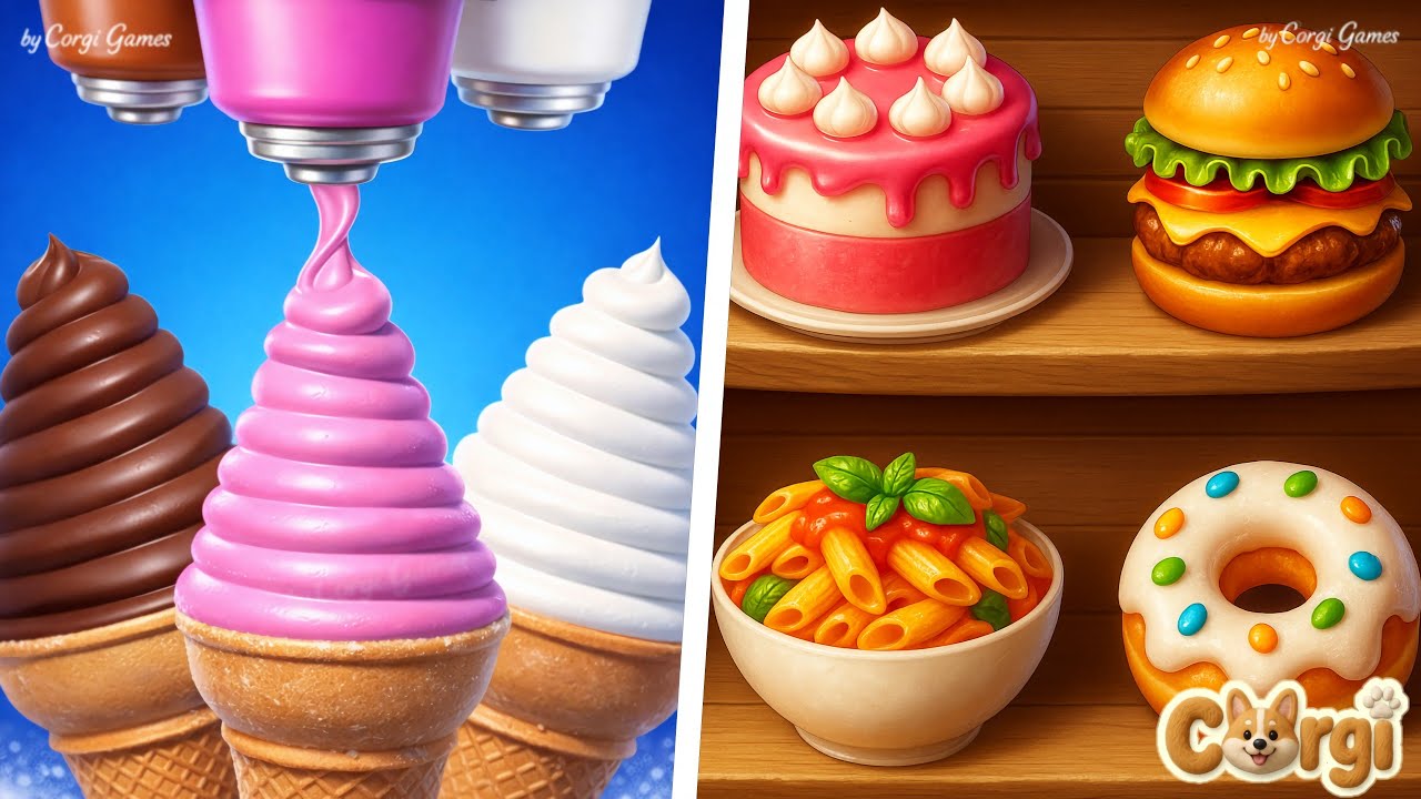 Ice Cream Inc. 🆚 Mini Kitchen - All Levels Satisfying Walkthrough Gameplay
