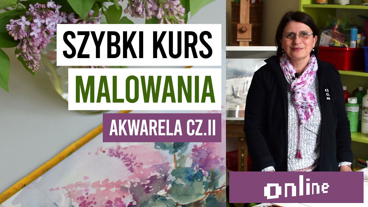 Szybki kurs malowania - Akwarela cz. II - Klub Seniora