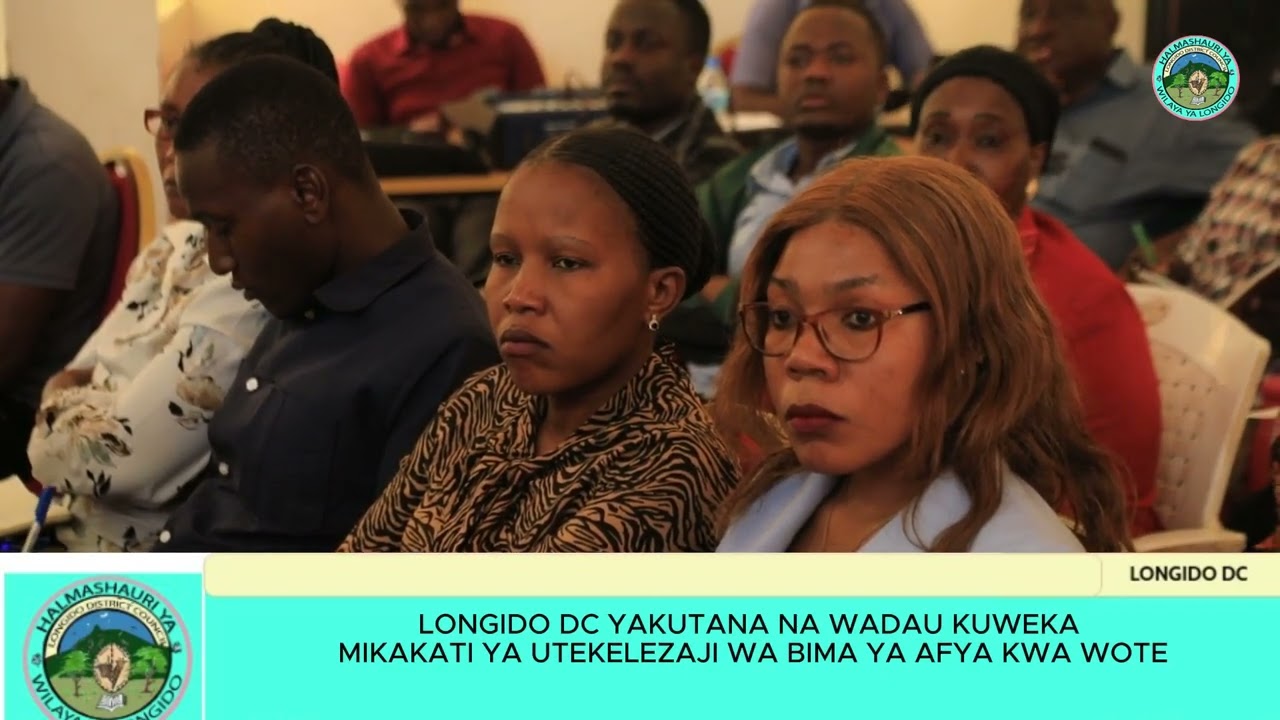 LONGIDO DC YAKUTANA NA WADAU KUWEKA MIKAKATI YA UTEKELEZAJI WA BIMA YA AFYA KWA WOTE