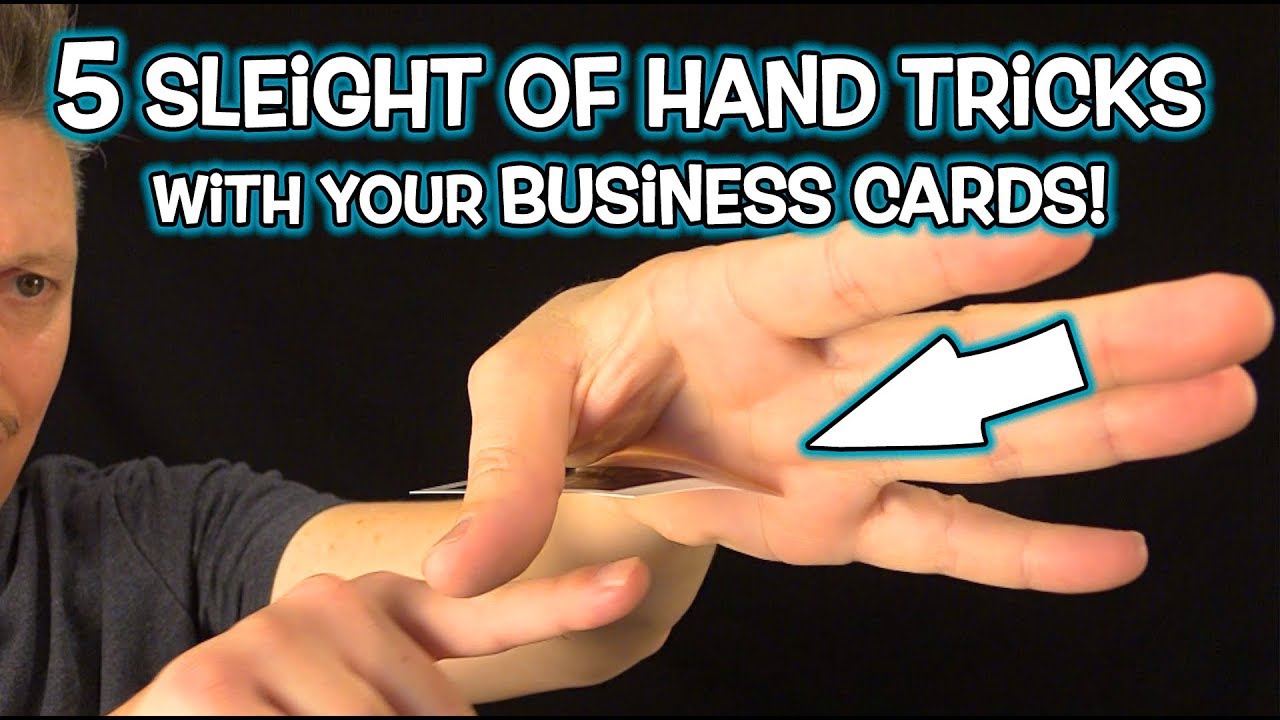 Magic with YOUR BUSINESS CARDS!  (Simple Tricks Revealed!)