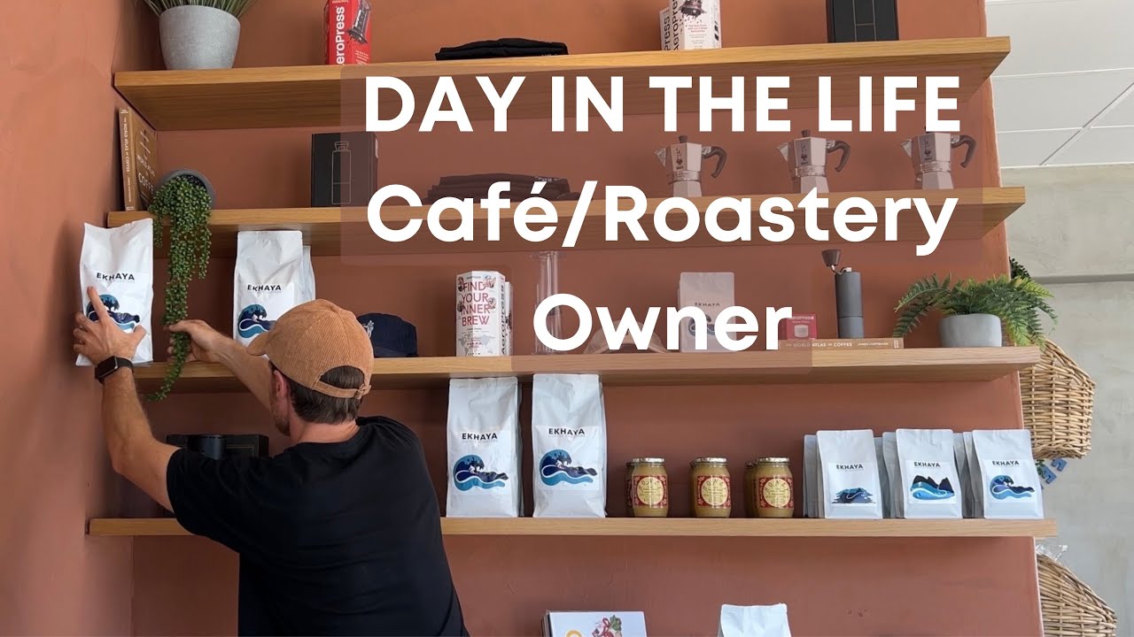 Morning Rush, Window Cleaning & Bagging Coffee | A Day in the Life of a Café Owner | Cape Town