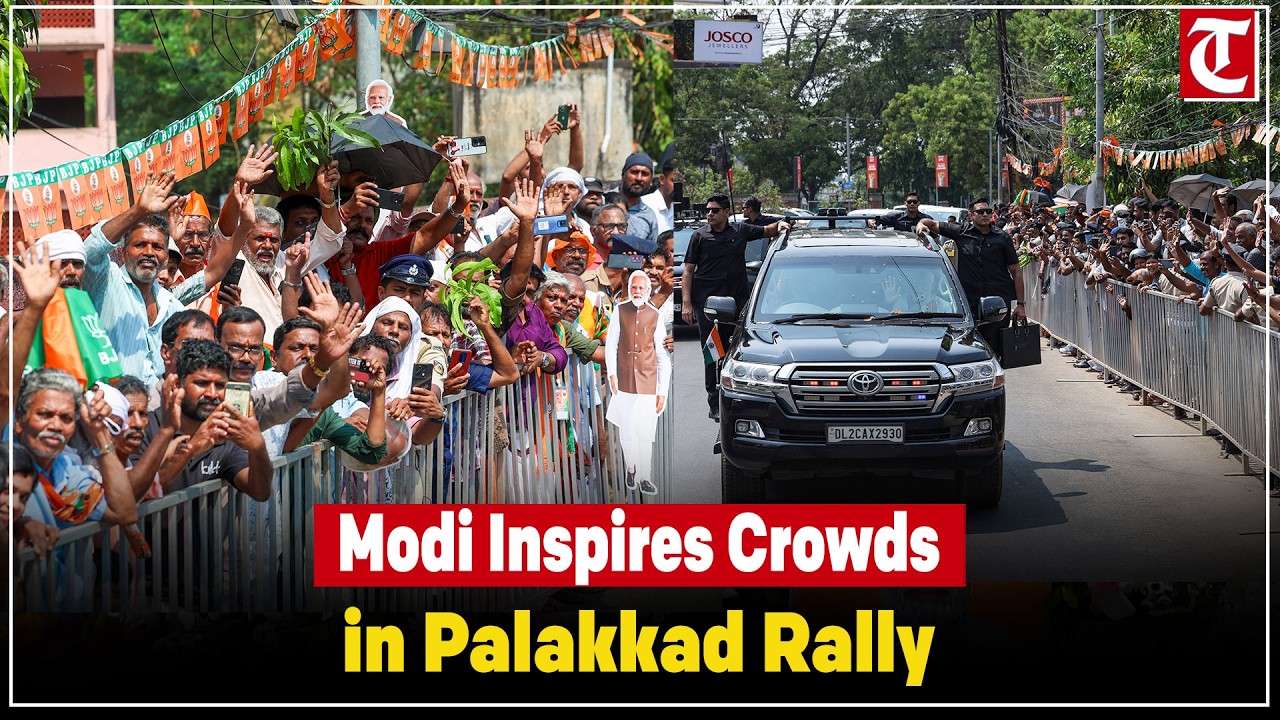 Kerala Polls 2026: Modi Holds Mega Roadshow in Palakkad, NDA Momentum Rises