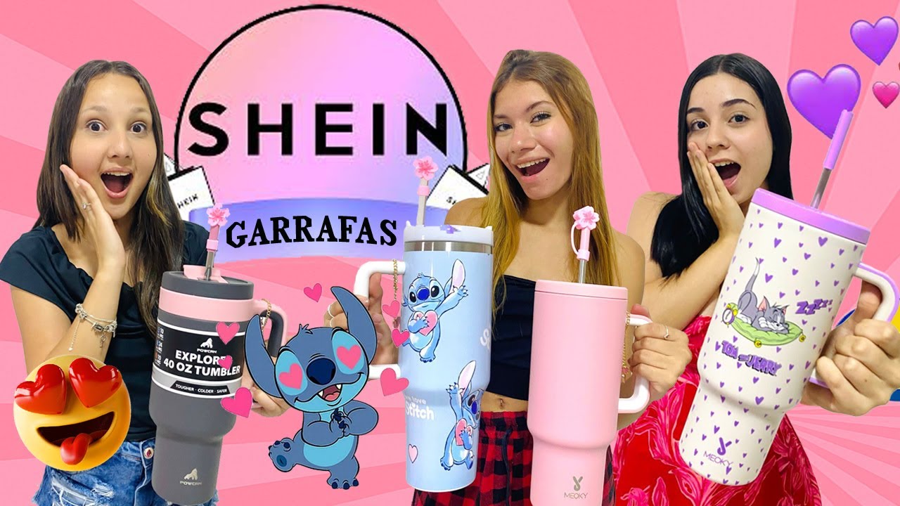 COMPRAMOS AS GARRAFAS TERMICAS MAIS PERFEITAS DA SHEIN - Amanda Nathanry