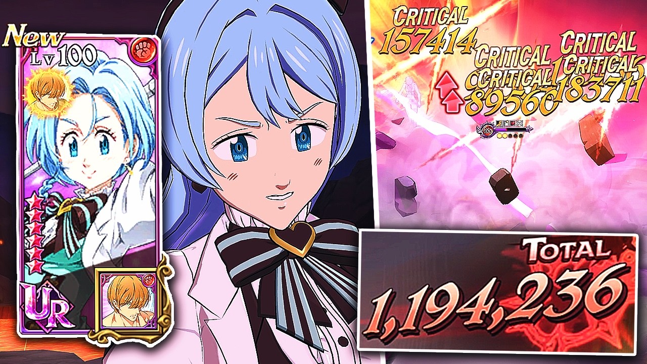 OMG MERLIN & ESCANOR COUNTER IS HERE!! NEW VALENTINE ANGHALHAD SUPER BROKEN!! [7DS: Grand Cross]