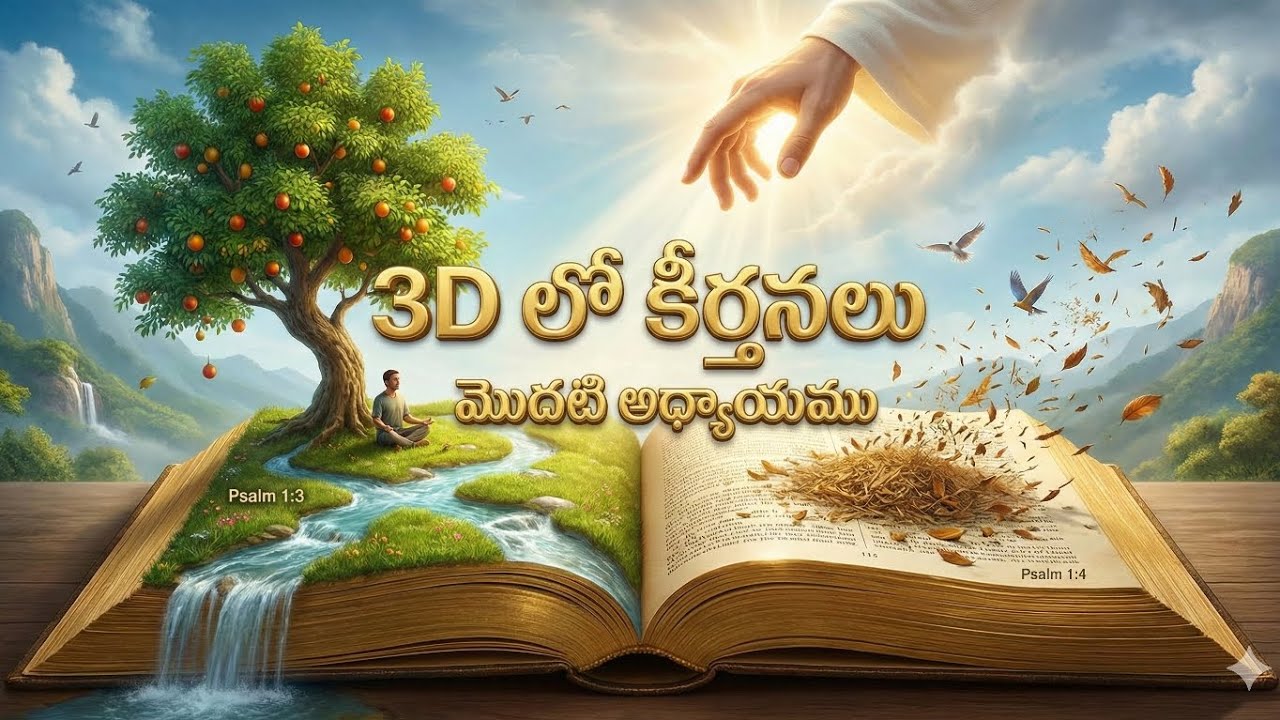 కీర్తనలు మొదటి అధ్యాయము Telugu audio కీర్తనల గ్రంథము, 1 వ కీర్తనబైబిల్ ఆడియో,  పరిశుద్ధ గ్రంథము