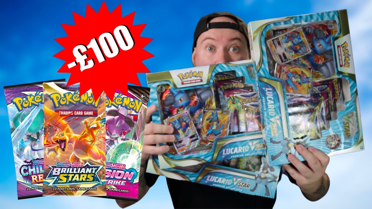 Worst Pokemon Vstar Box? Lucario Vstar Premium Collection  Box Opening