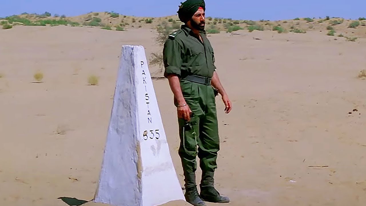 Sarhad Par Kadam Rakh Sunny Deol Ne Ki Pakistan Ki Hawa Tight | Border Movie | Bollywood Movie Scene