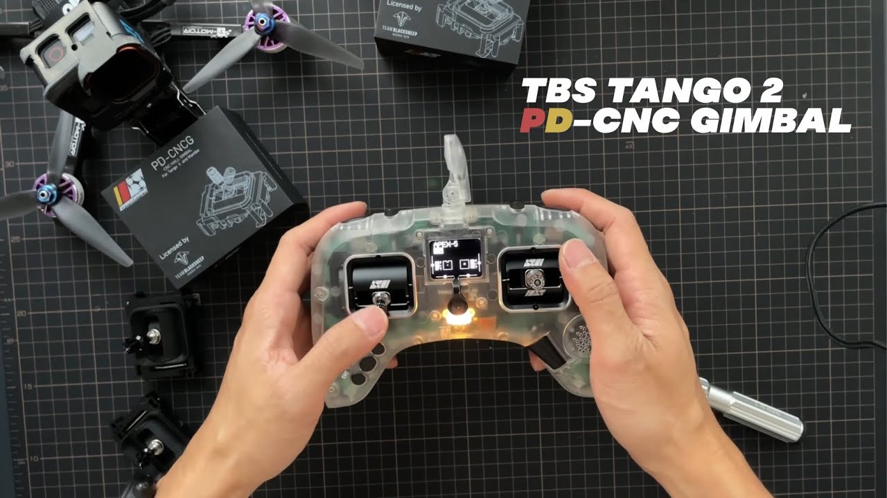TBS Tango 2 CNC Gimbal by Pyrodrone FPV