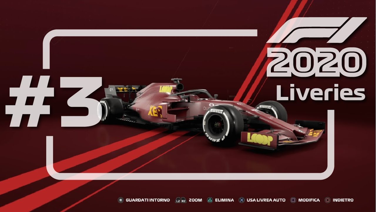 F1 2020 myTeam Car Liveries Ideas (1000 Ferrari, Aston Martin, Alpine) #3 [with instruction]