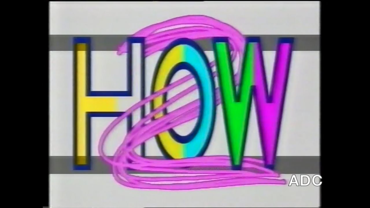 How 2 series 1 (3) TVS Production 1990