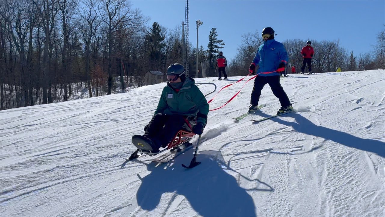 Sit Skiing with Canadian Adaptive Snowsports Edelweiss