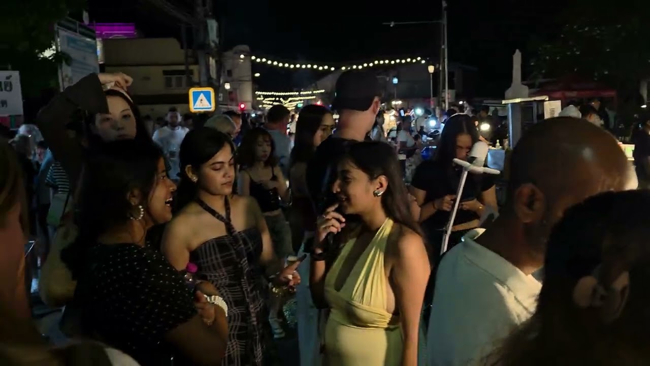 Walking Phuket Old Town Sunday Night Market | Thailand Night Vibes