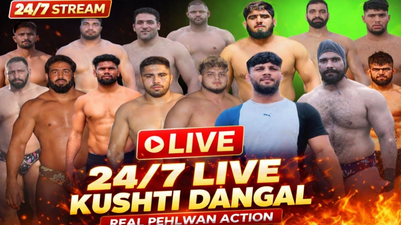 🔴“KUSHTI DANGAL LIVE "  24/7 {SIKANDER SHAIKH vs JASSA PATTI } PRITPAL PHAGWARA VS BANIA JAMMU