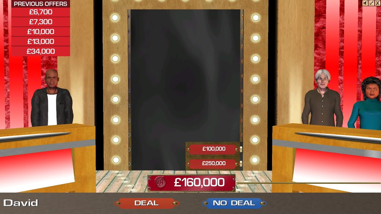 Игра Deal or No Deal UK PC Game, эпизод 7, 16.07.2021, победитель в размере 250 000 долларов США