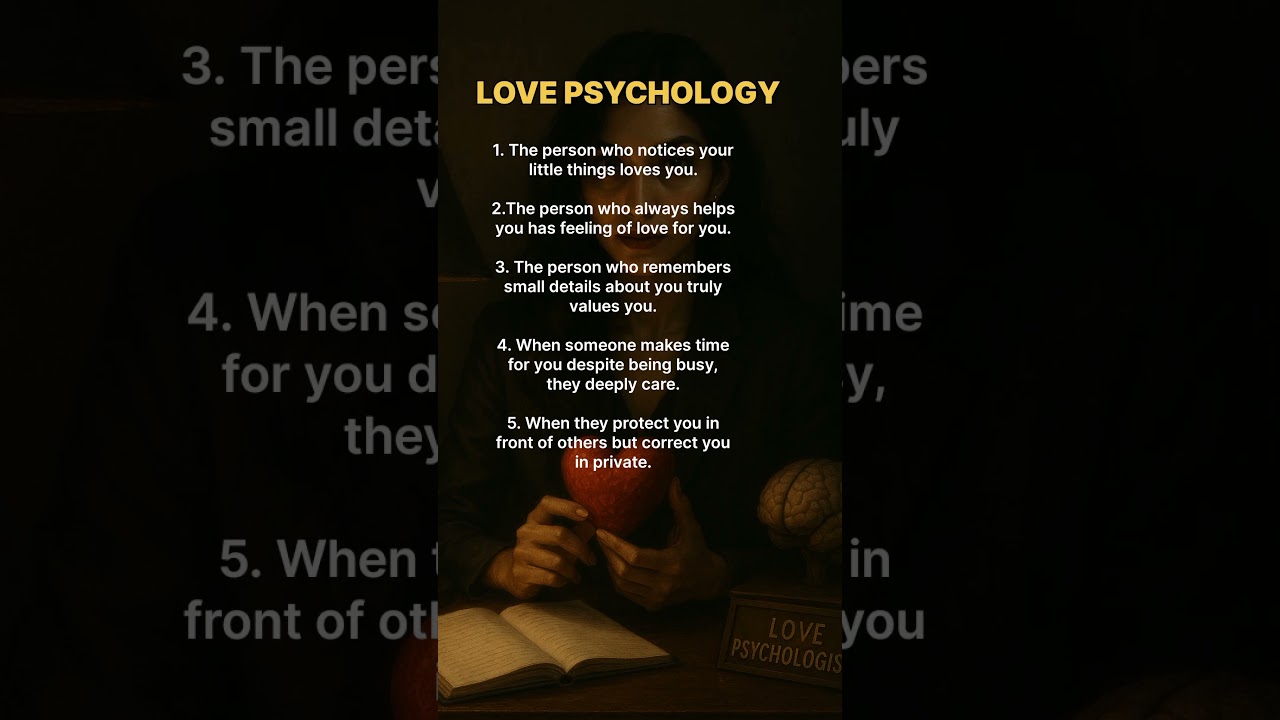 Top 6 Love Psychology Facts | Signs Someone Truly Loves You | Relationship Tips & Attraction Secrets
