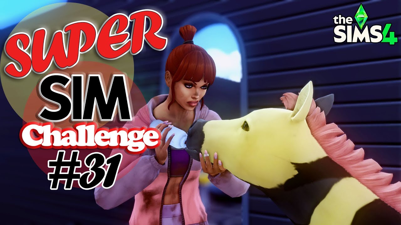 🐴 Долгожданный жеребёнок!🐴 [Sims 4] Супер Сим Испытание - Эпизод 31