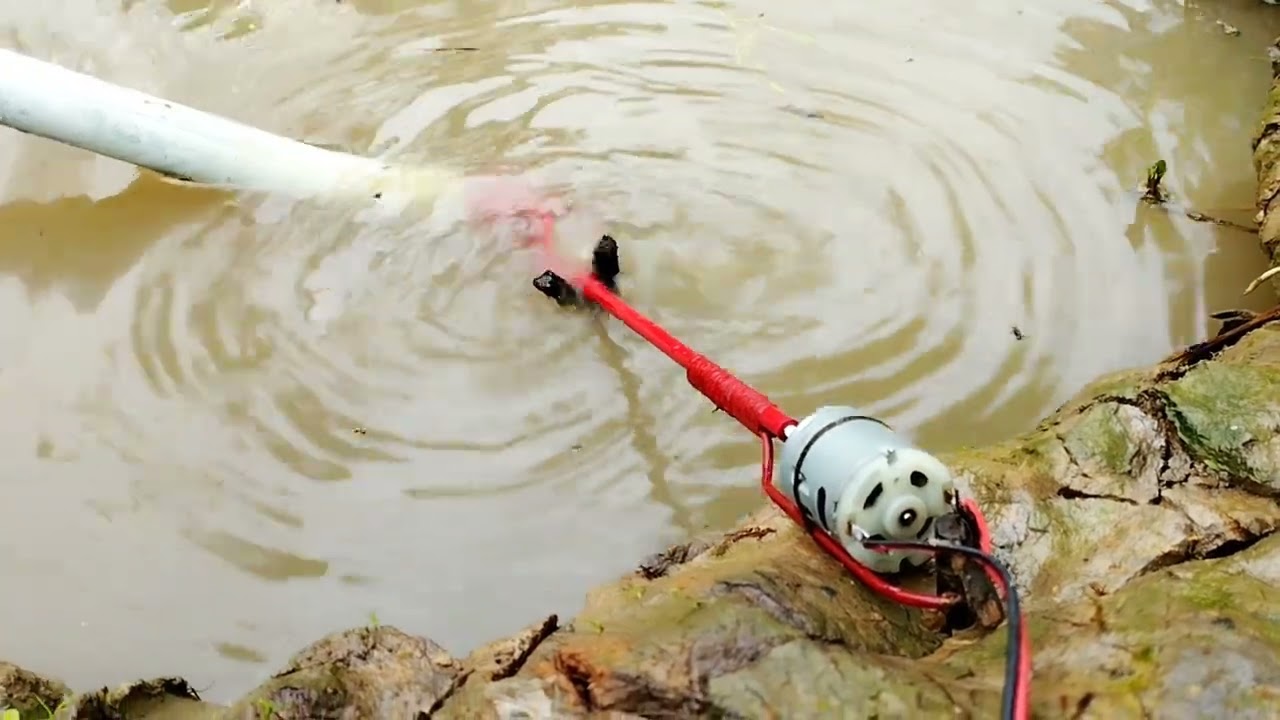 Khánh CT | Máy Bơm Nước Tát Ruộng Chạy Động Cơ 365 Tua Chậm.