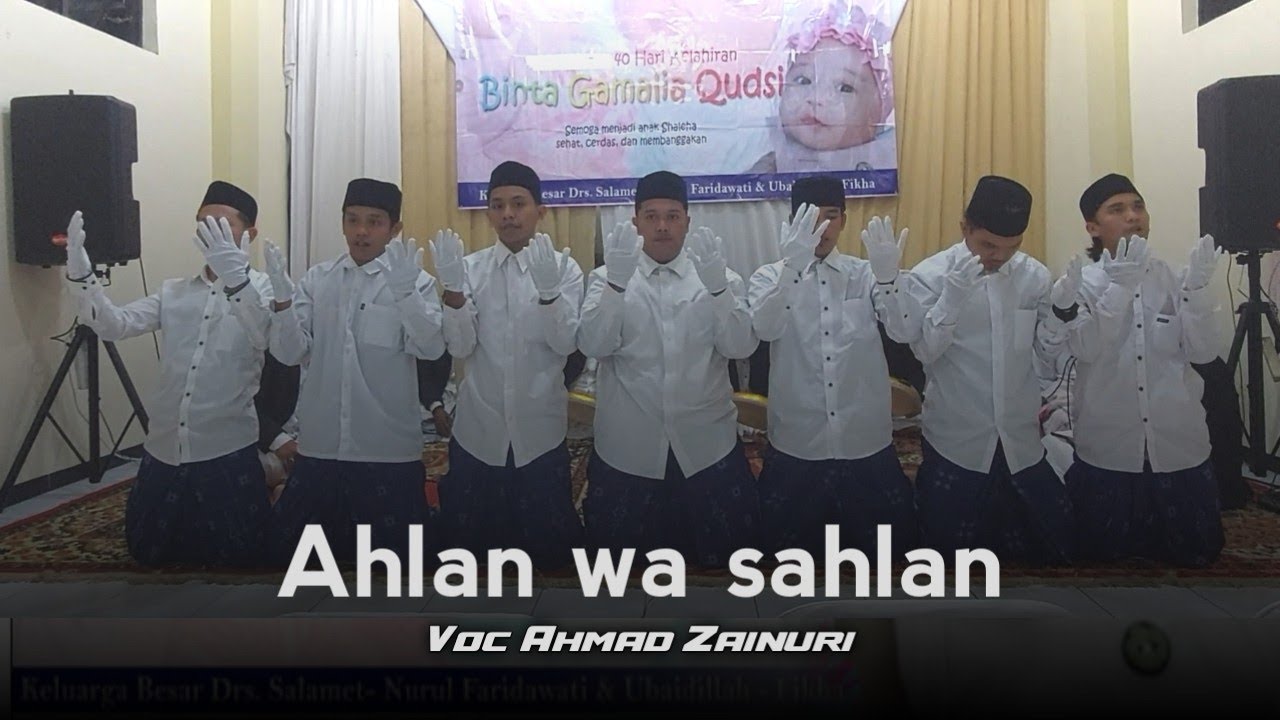 Ahlan wa sahlan || undangan 40hari kelahiran ananda BINTA GAMALIA QUDSI || Jam'iyah AR ROHMAN