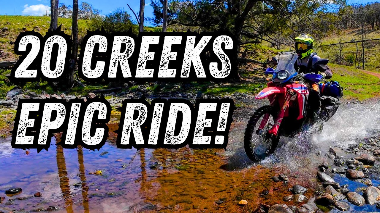 20 Creek Crossings on an Africa Twin! Epic Adventure Ride from Walcha to Nundle