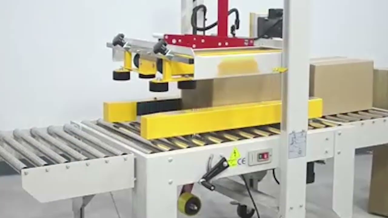 SNEED-PACK Case Sealer / Carton Sealer - Top & Side Belt