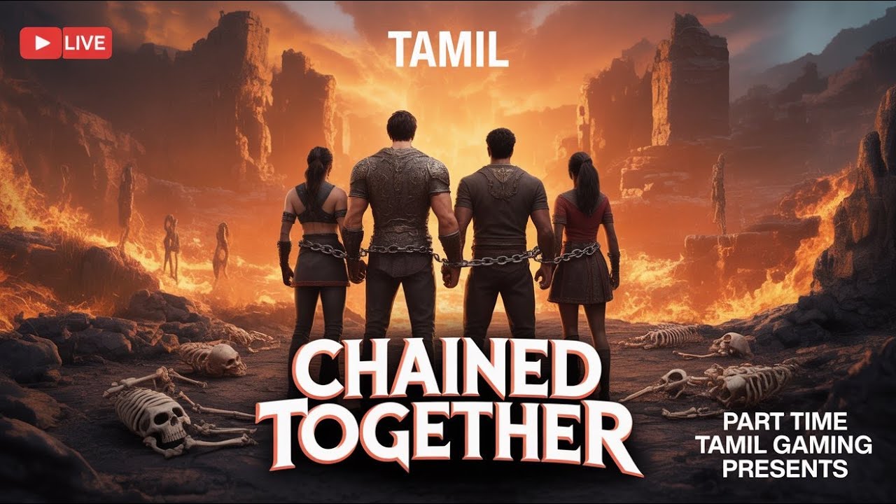 LIVE 🔴 Chained Together 🔗🔥 | Tamil Saturday Special Gameplay | Funny Fails & Survival Challenge