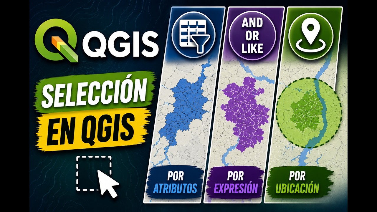 QGIS 3.28 : Métodos de Selección