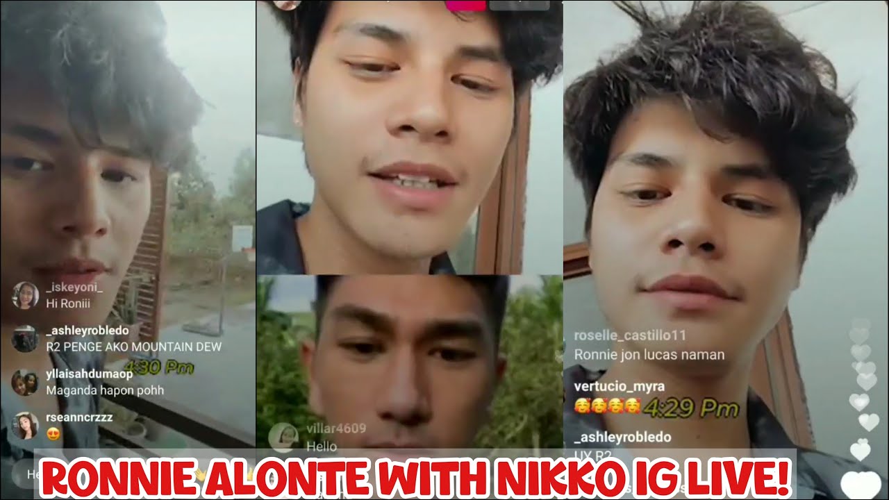 RONNIE ALONTE WITH NIKKO NATIVIDAD IG LIVE! (JANUARY 14, 2021)