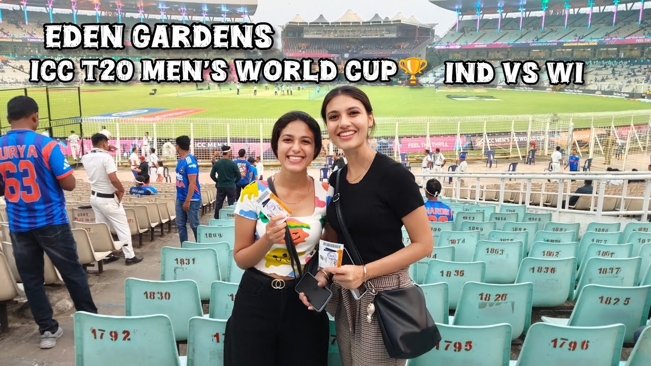 Стадион «Эден Гарденс», Калькутта ♥️ || Чемпионат мира по крикету ICC T20 среди мужчин 🏆 || Индия...