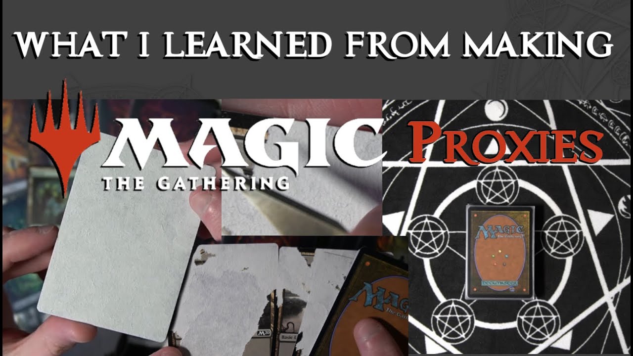 What I Learned From Making Magic: The Gathering Proxies
