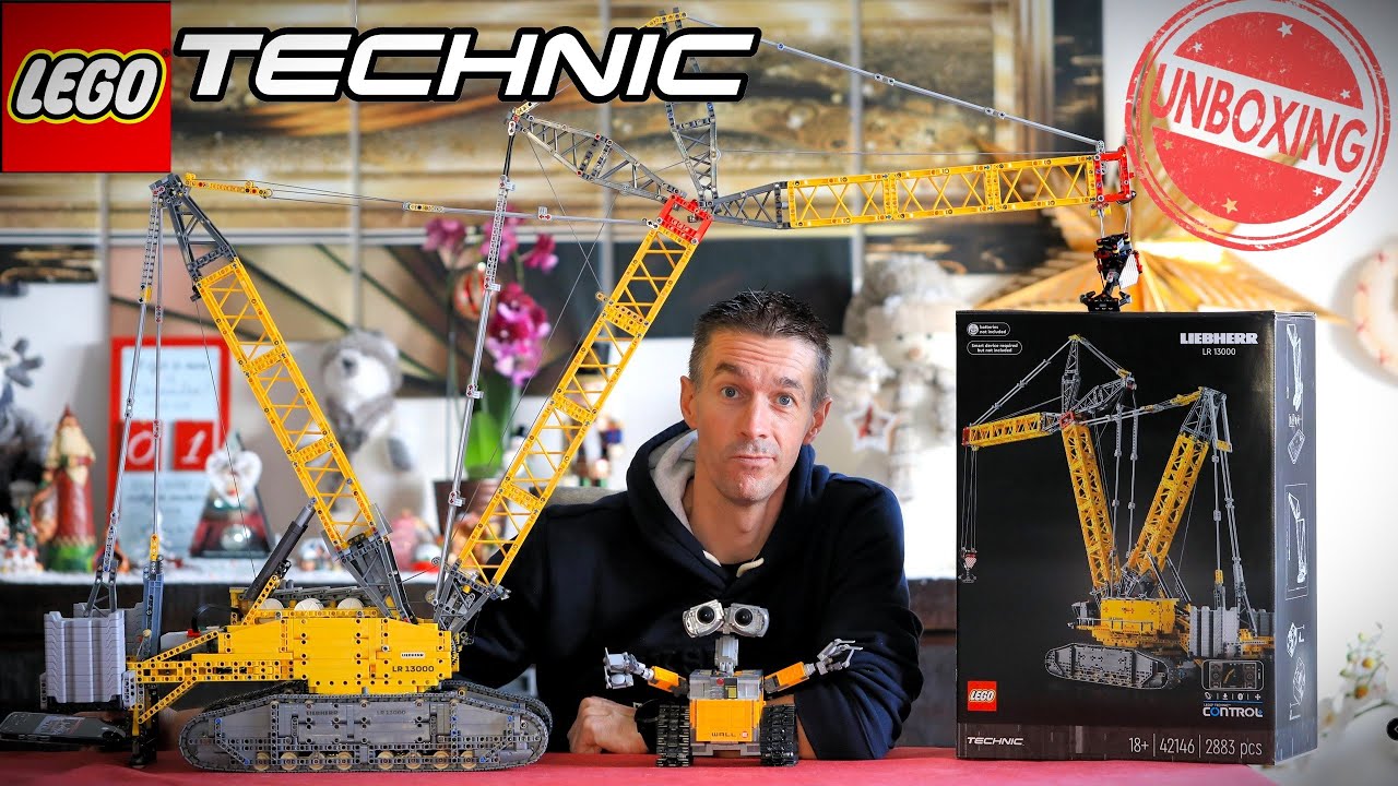 LEGO TECHNIC #42146 LIEBHERR LR 13000 Unboxing et plus si affinités ! #lego #review #crane