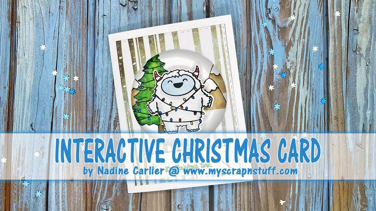 Interactive Yeti Christmas Card