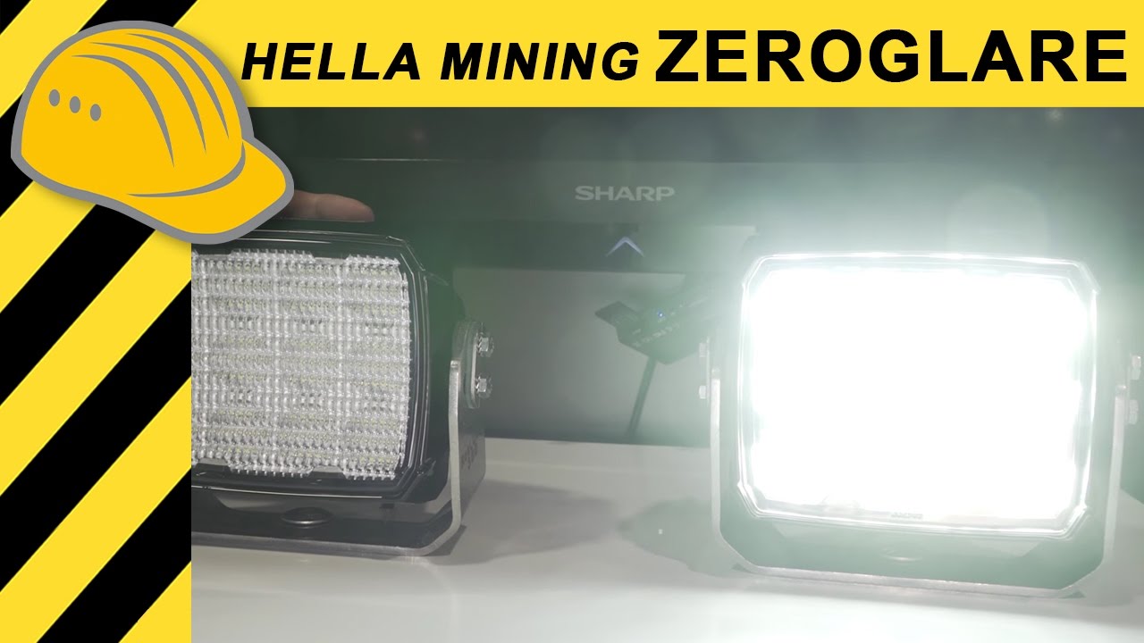 Hella Zero Glare LED Lighting Technology - LED Arbeitsscheinwerfer - MINExpo   4K