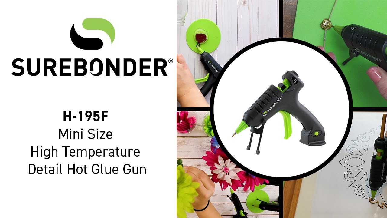 The Surebonder H-195FBS-KIT Mini Glue Gun Kit