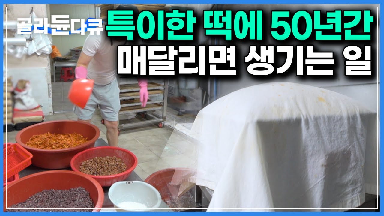 이제는 손자까지 이어받았다｜50년간 주문이 끊이질 않는다는 떡집의 정체｜한국기행｜#골라듄다큐