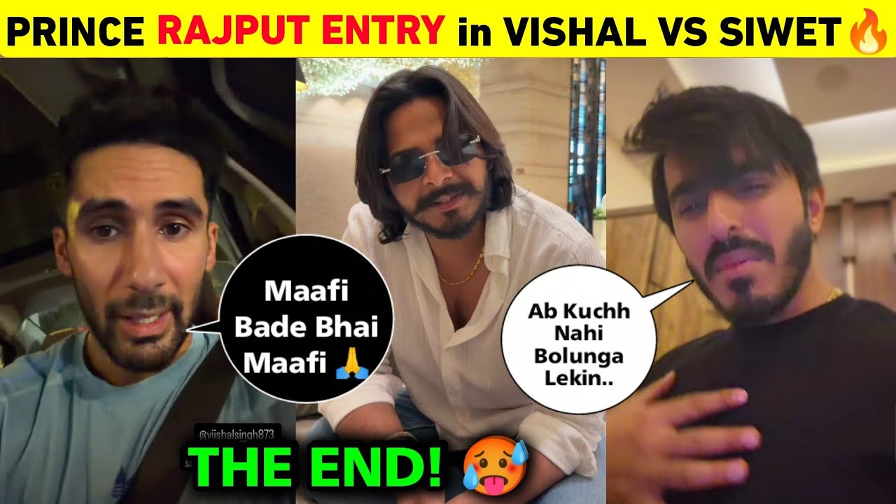 Prince Rajput ENTRY In Siwet Vs Vishal Fight |  The END Of Siwet Tomar And Vishal Singh Controversy 