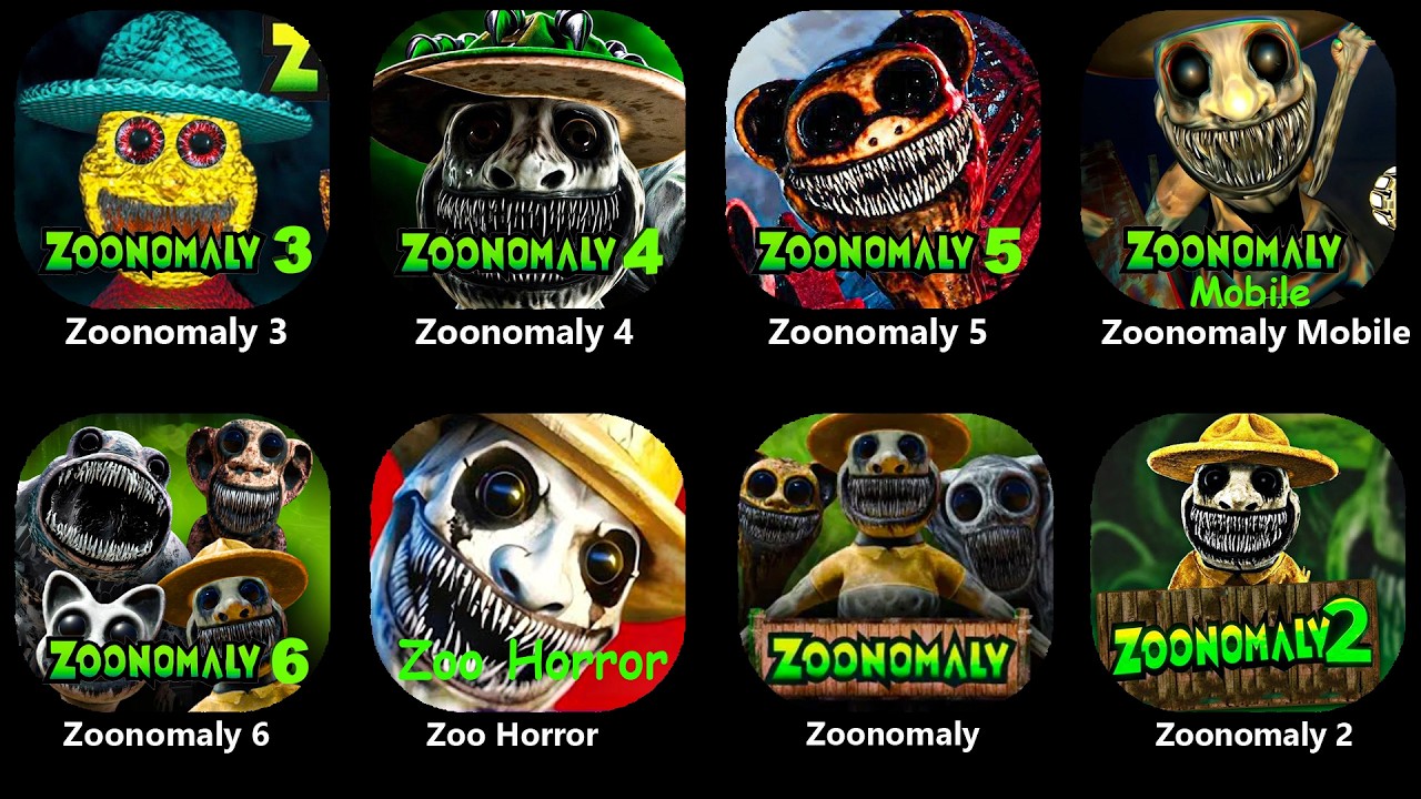Zoonomaly Official Full Game - Zoo Horror,Zoonomaly,Zoonomaly 2 to 6 Fanmade,Zoonomaly 2-3-4-5-6...