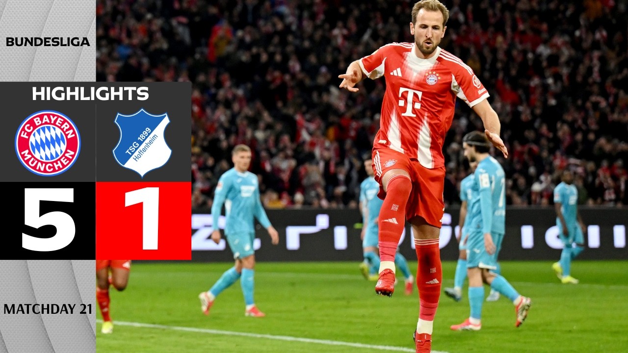 Bayern M&uuml;nchen - TSG Hoffenheim | 5-1 | Highlights | Bundesliga 2025-26 | bayern hoffenheim