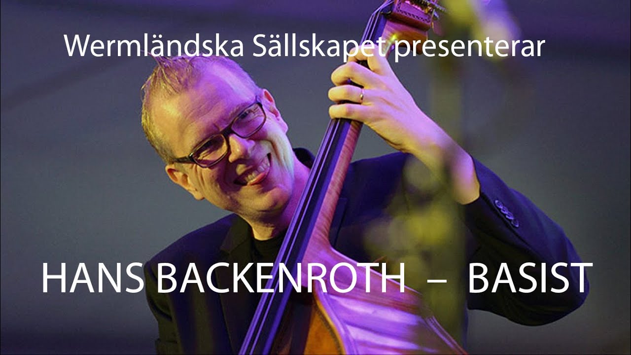 Jazzbasisten Hans Backenroth