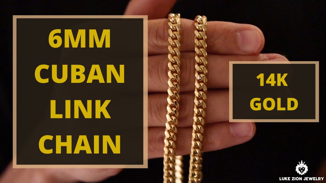 14k Gold 6mm Cuban Link Chain Review