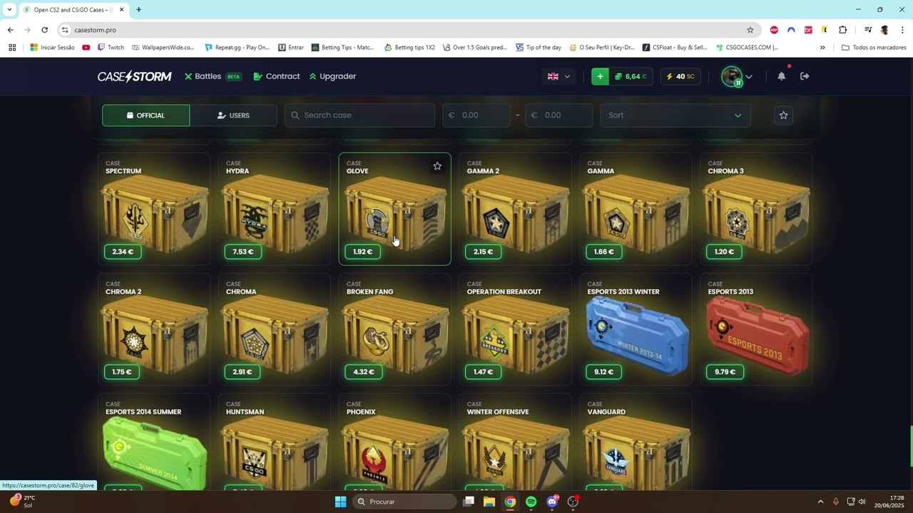 ABRINDO CAIXA de CS 2 COM POUCO SALDO CASESTORM.PRO