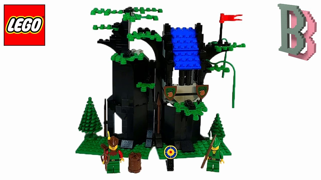 LEGO Castle Forestmen 6054 Forestmen's Hideout - Review 1988
