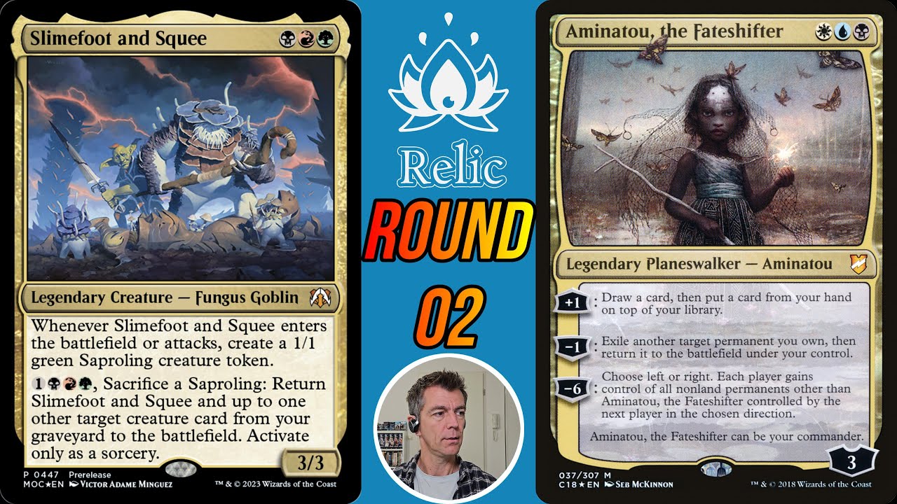 RelicFest R2 Slimefoot (David) VS Aminatou (Sacha Keitel) - 02/11/2024 MTG French Duel Commander