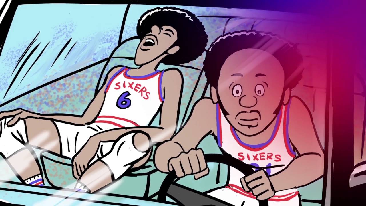 World B Free 76ers. Story About The Doc