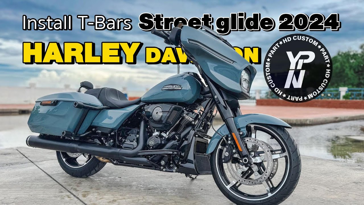 Install T-Bars Street glide 2024 #harleydavidson by YPN