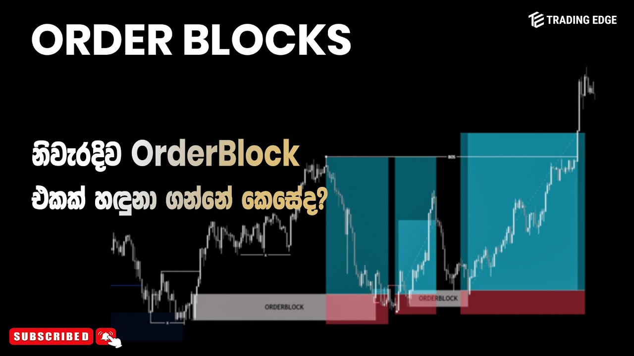 How To Trade Order Blocks Like a Pro | 3-Step Guide | සිංහලෙන්