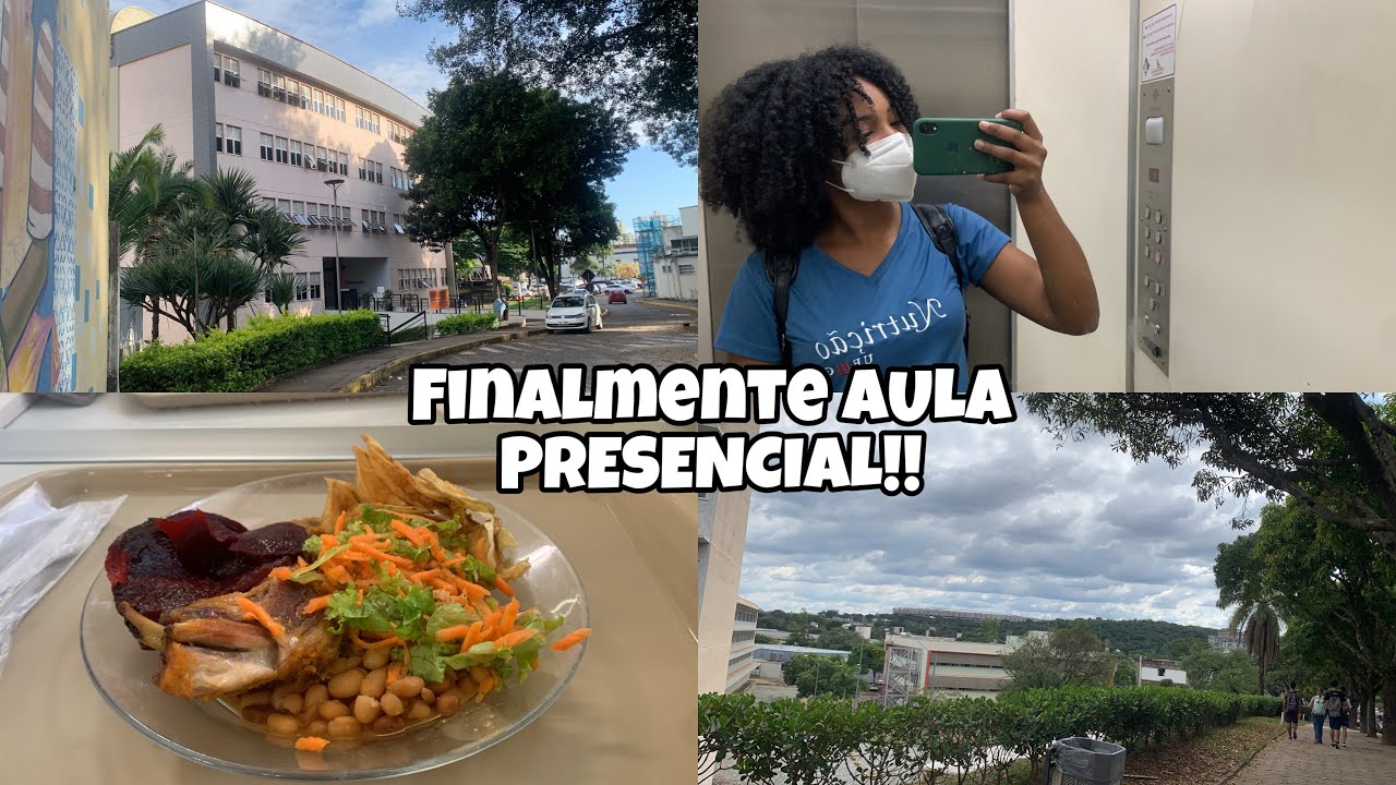Um dia da minha rotina de AULA PRESENCIAL na UFMG - campus Pampulha, campus sa&uacute;de e RU!