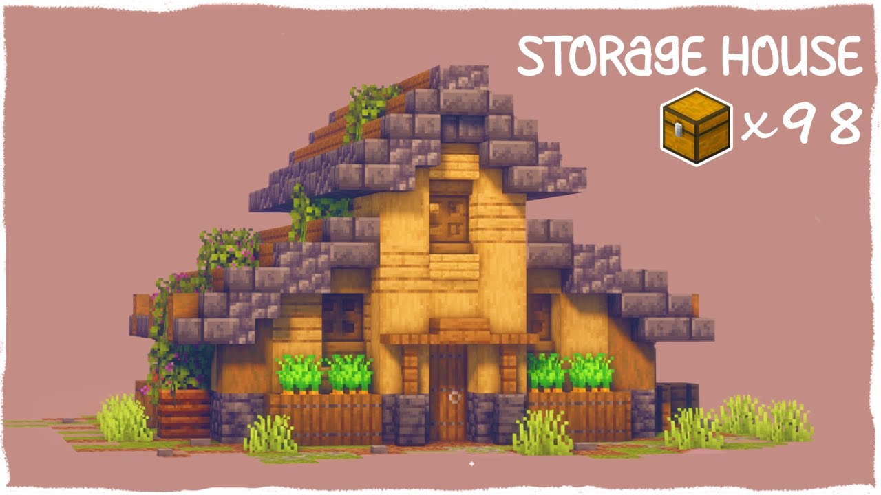 Minecraft: How to Build a Storage House | Tutorial