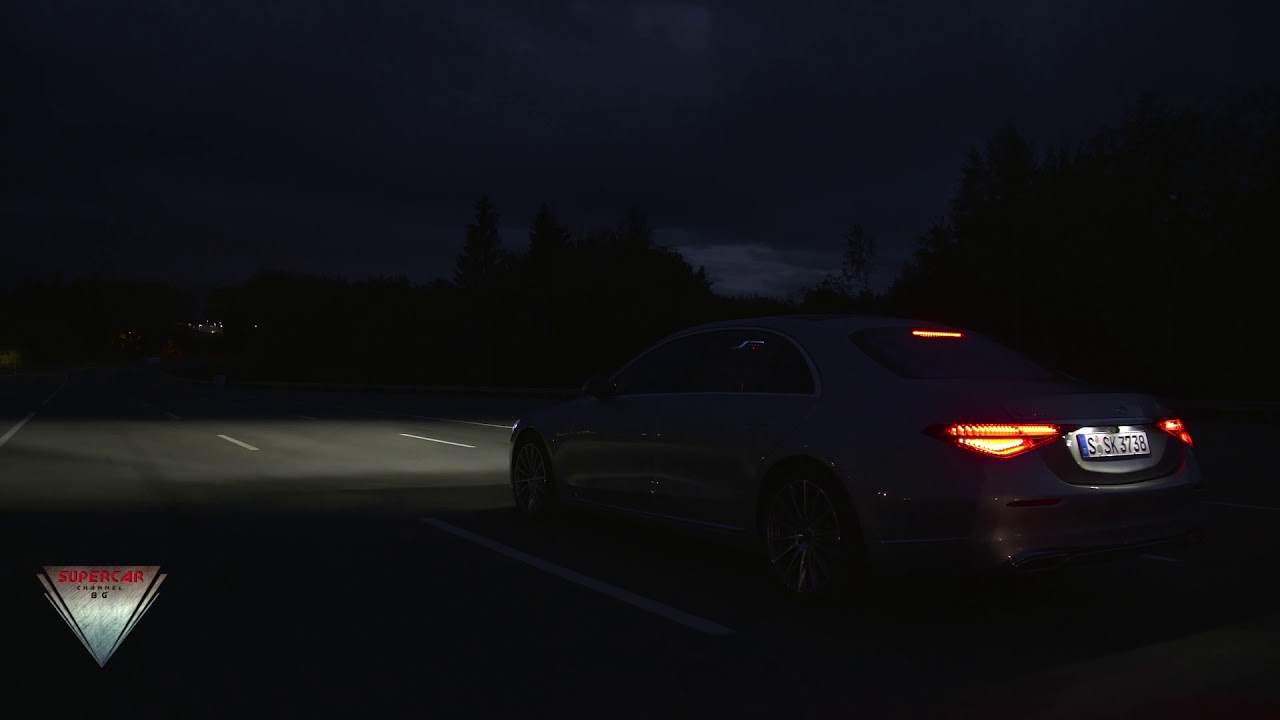 2021 New Mercedes S-Class Digital Light Test