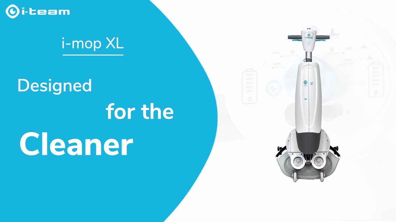i-mop XL | Revolutionary Scrubber Dryer | i-team Global